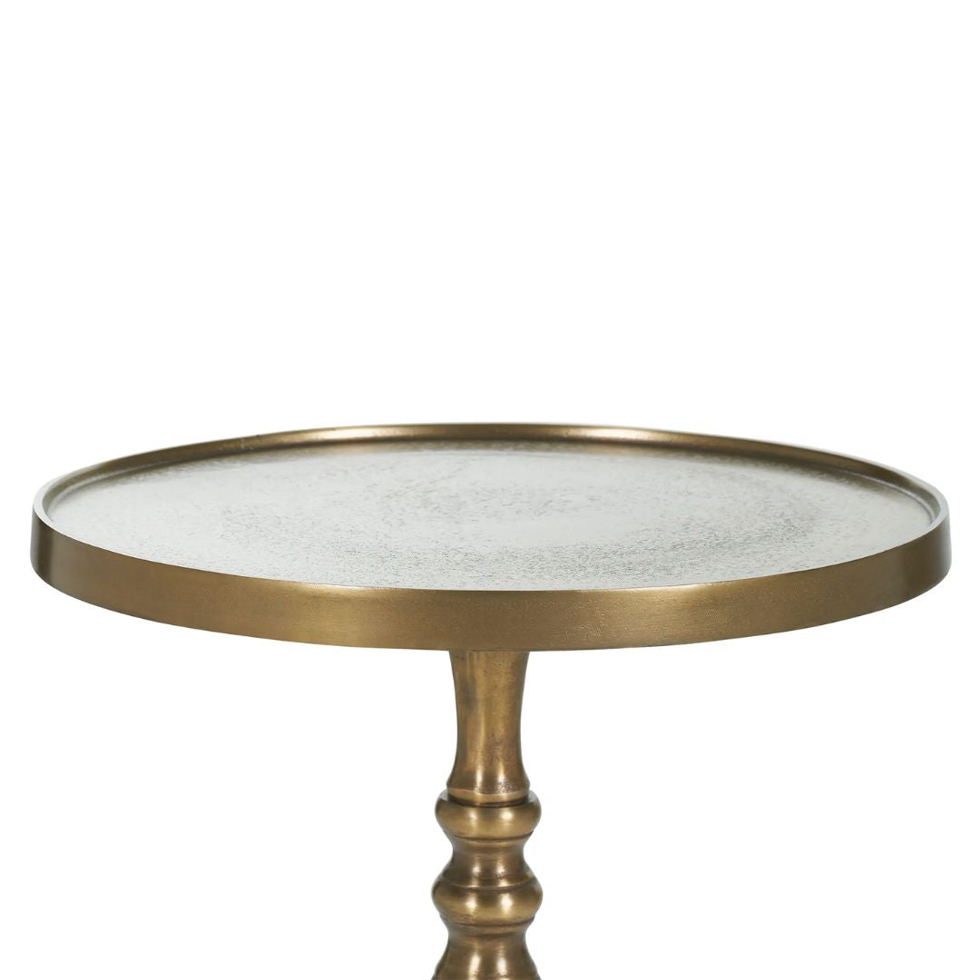 Romina Brass Side Table Accent Tables