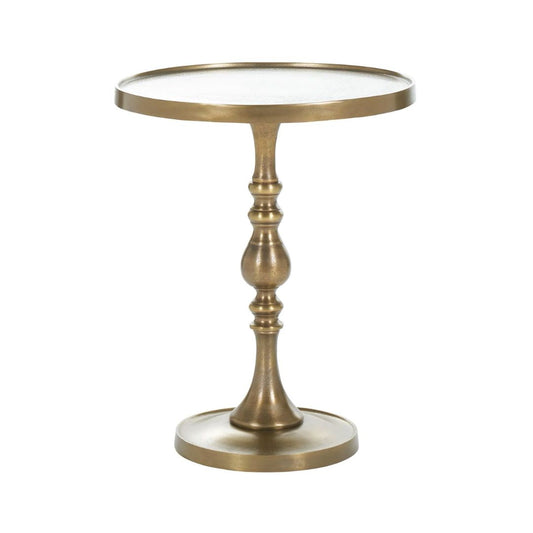 Romina Brass Side Table Accent Tables