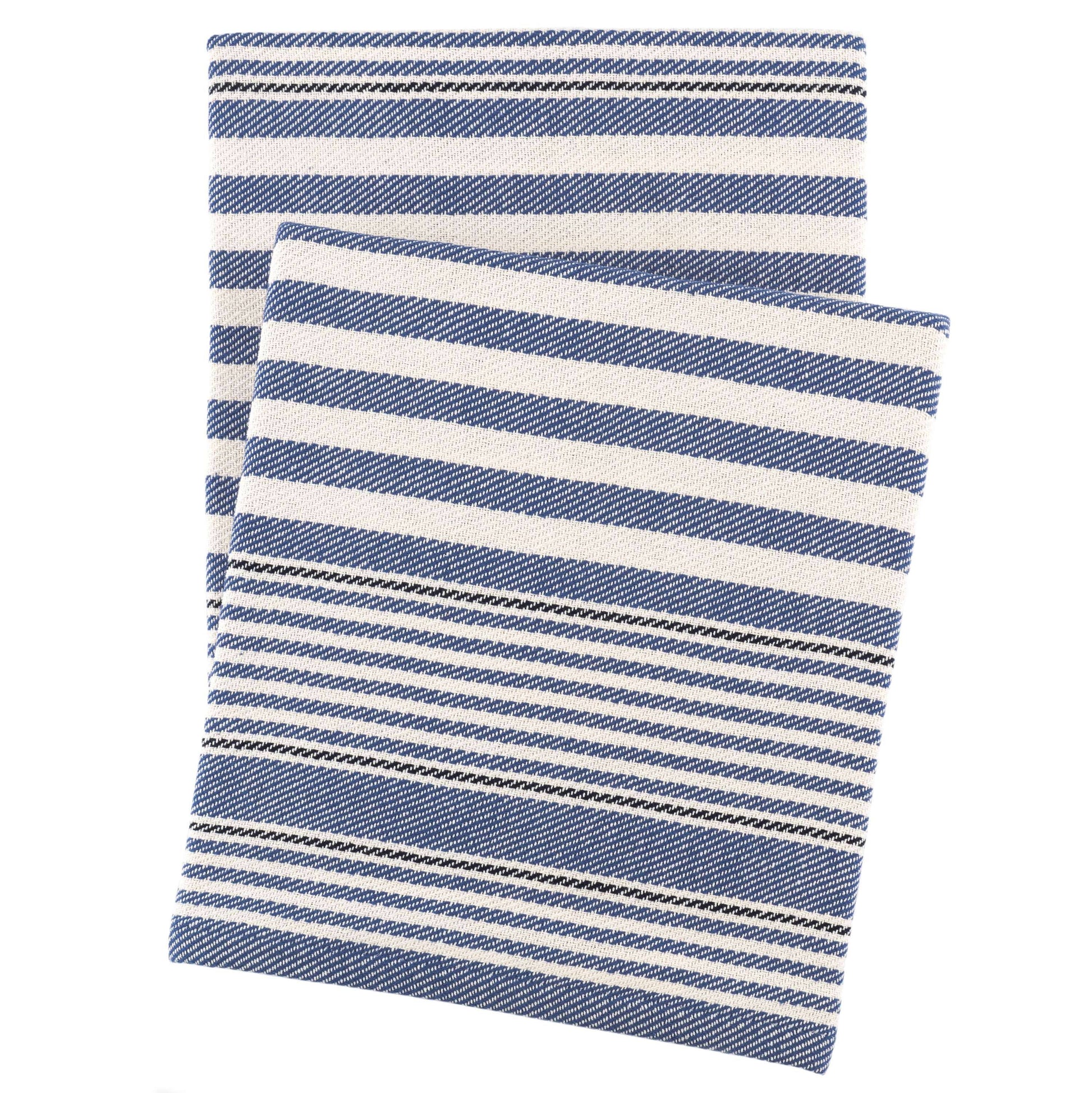 Rugby Stripe Denim Throw