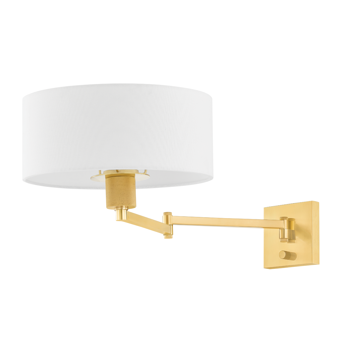 Sammy Wall Sconce Wall Sconce Aged Brass