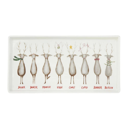 Santa's Reindeer Platter Serveware