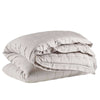 Silken Solid Grey Puff Comforters, Quilts & Coverlets