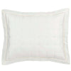 Silken Solid Ivory Puff Sham Shams & Pillowcases