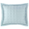 Silken Solid Robin's Egg Blue Puff Sham Shams & Pillowcases