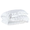 Silken Solid White Puff Comforters, Quilts & Coverlets