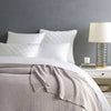 Silken Solid White Sham Shams & Pillowcases