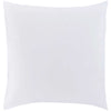 Silken Solid White Sham Shams & Pillowcases