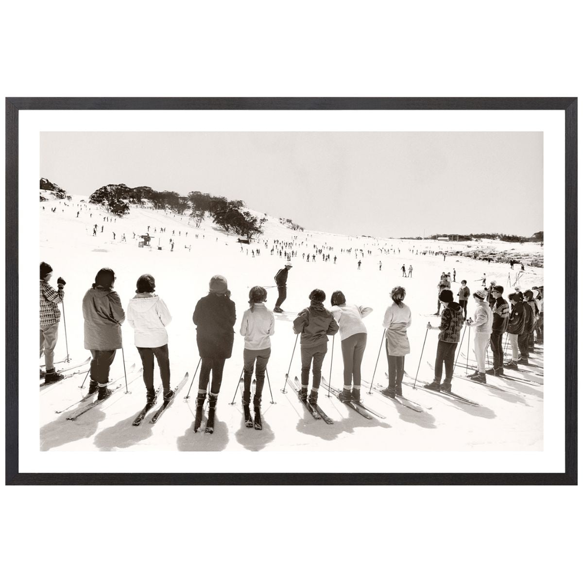 Ski Class C. 1964 Framed Art