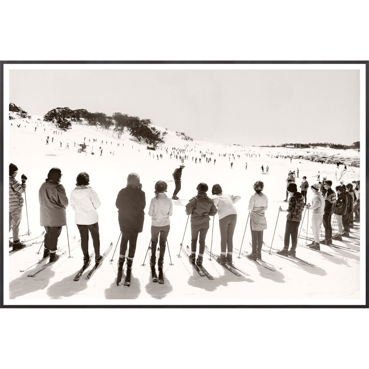 Ski Class C. 1964 Framed Art
