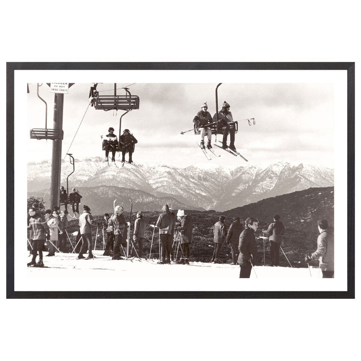 Ski Summit C. 1966 Framed Art