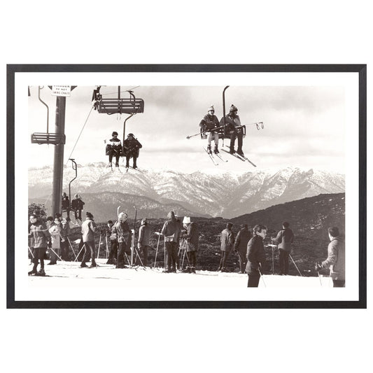 Ski Summit C. 1966 Framed Art