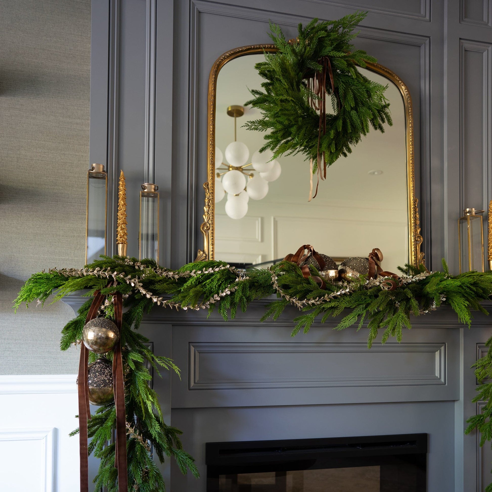 Spruce and Cedar Garland- 72" Greenery