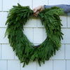 Spruce and Cedar Wreath - 24" Greenery