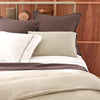 Stone Washed Linen Natural sham Shams & Pillowcases