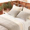 Stone Washed Linen Natural sham Shams & Pillowcases