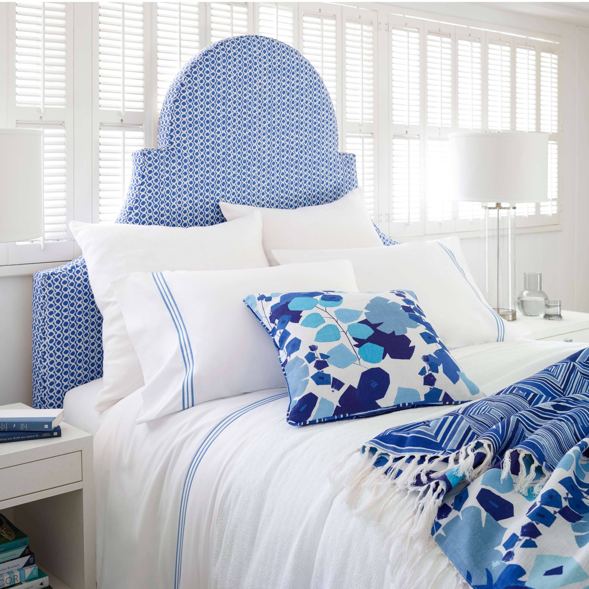 Stone Washed Linen White sham Shams & Pillowcases