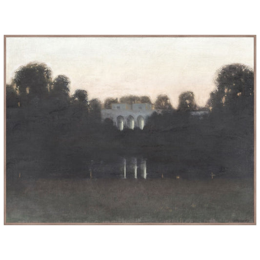 Summer Evening C. 1891 Framed Art Framed Canvas