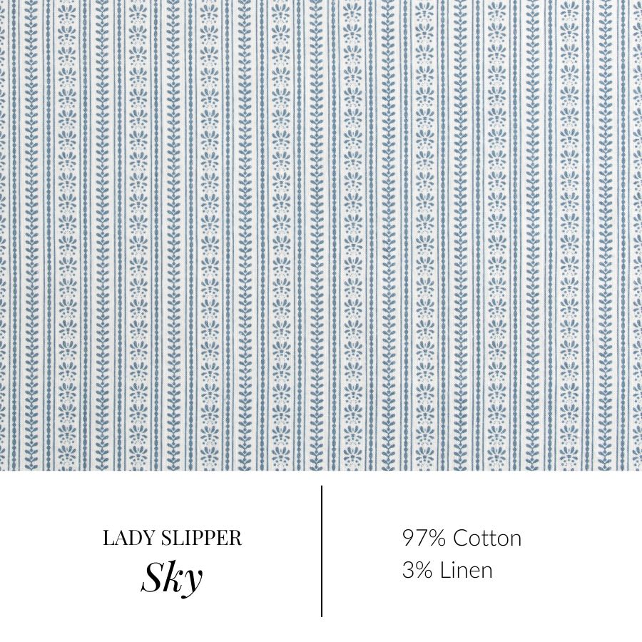 Swatch Samples Swatch Lady Slipper Sky
