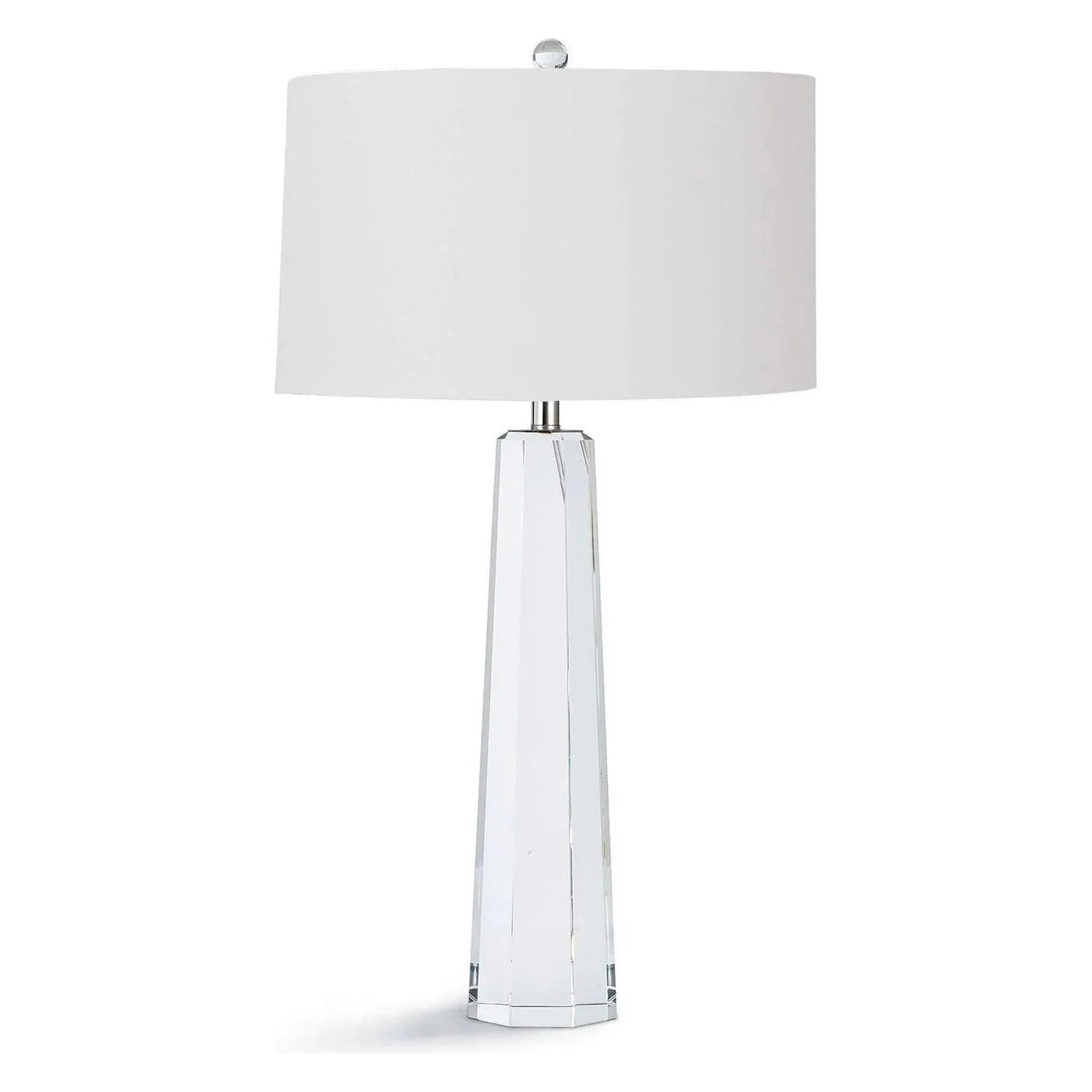 Tapered Hex Crystal Table Lamp Table Lamps