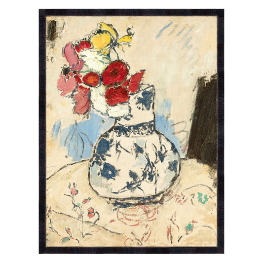 The Floral Vase C. 1882 Framed Art
