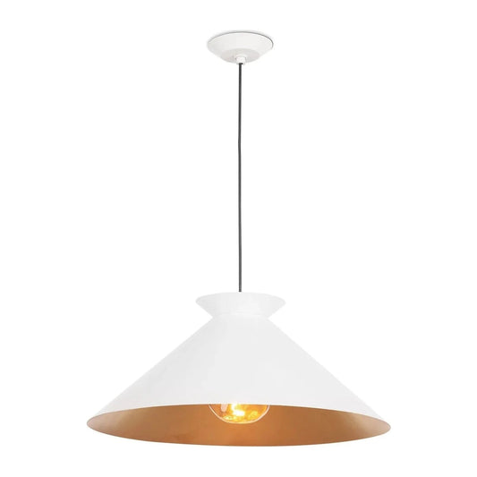 Viggo Pendant Large Pendants White and Gold