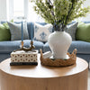White Ginger Jar - 11" Vases & Planters