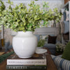 White Ginger Jar - 8" Vases, Planters & Jars