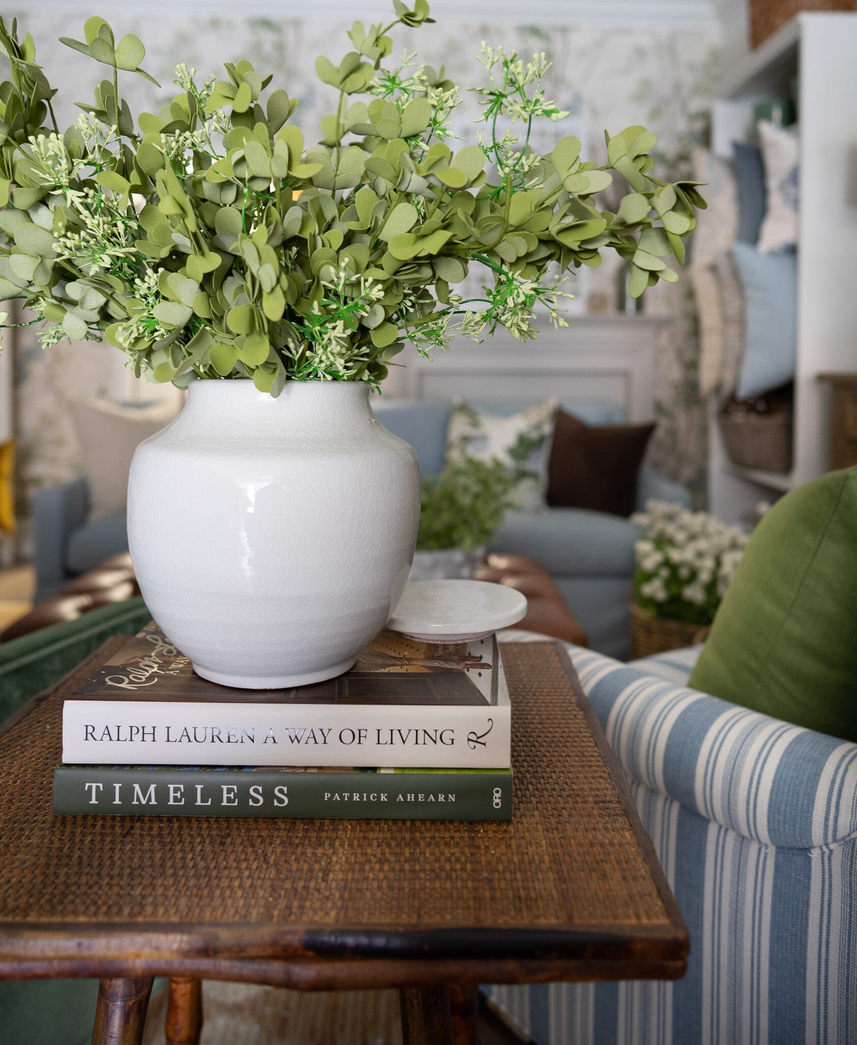 White Ginger Jar - 8" Vases, Planters & Jars