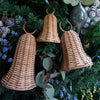 Wicker Bell Ornament Objects & Accents