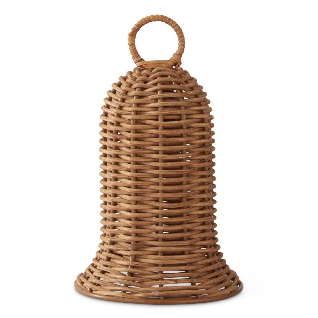 Wicker Bell Ornament Objects & Accents