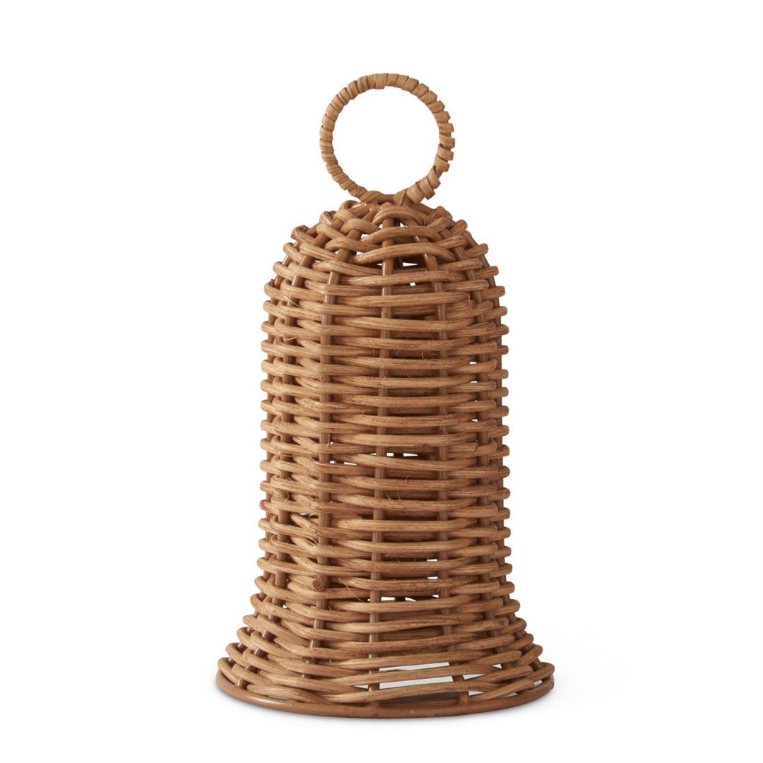 Wicker Bell Ornament Objects & Accents