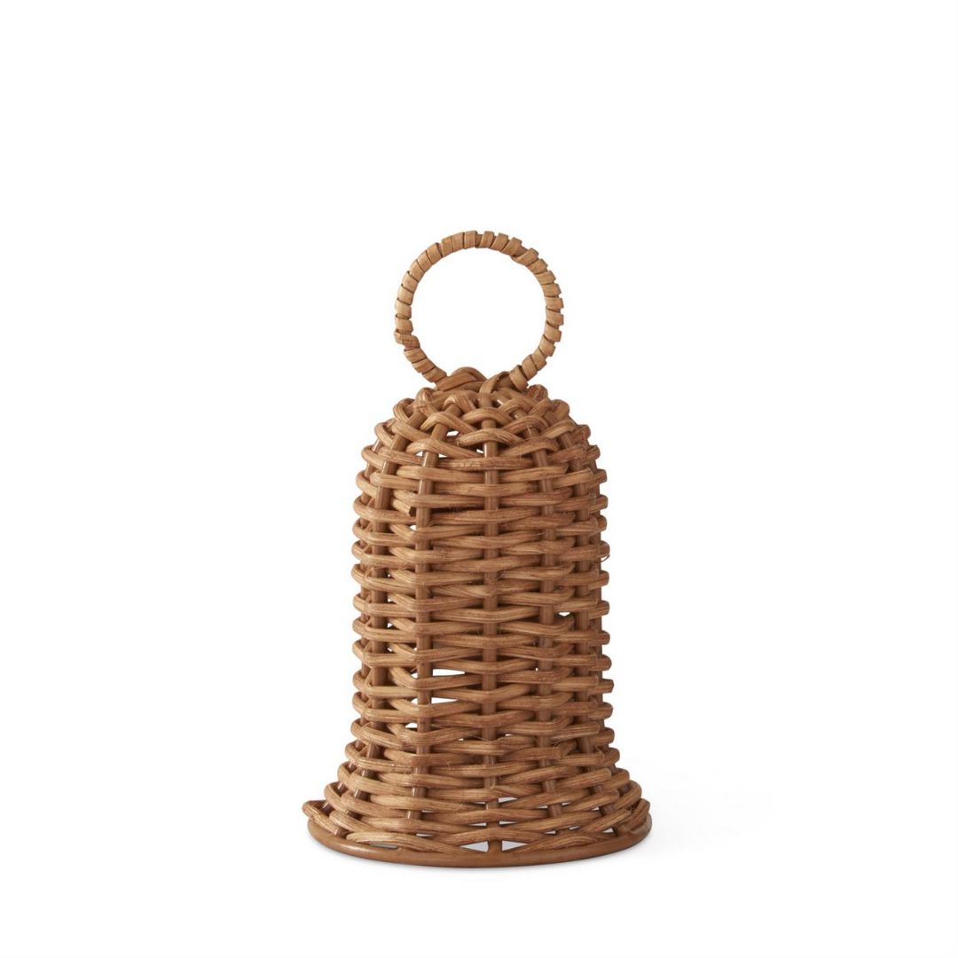 Wicker Bell Ornament Objects & Accents