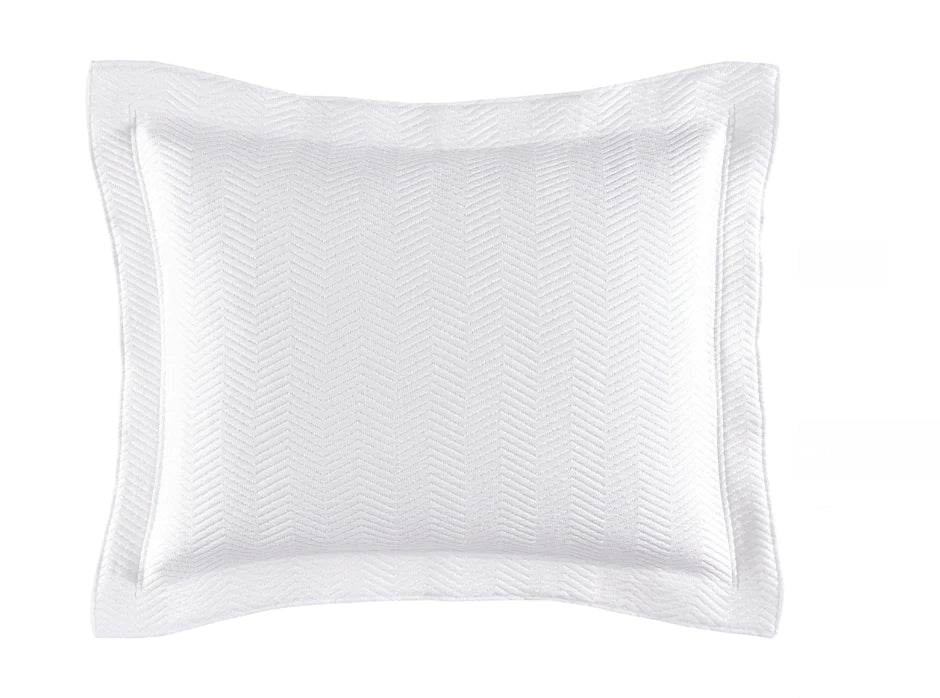 Winnie White Matelasse Sham Shams & Pillowcases