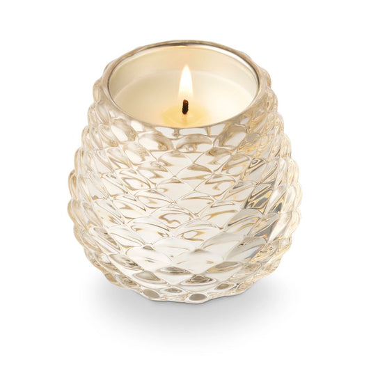 Winter White Pinecone Votive Candle Candles & Home Fragrance