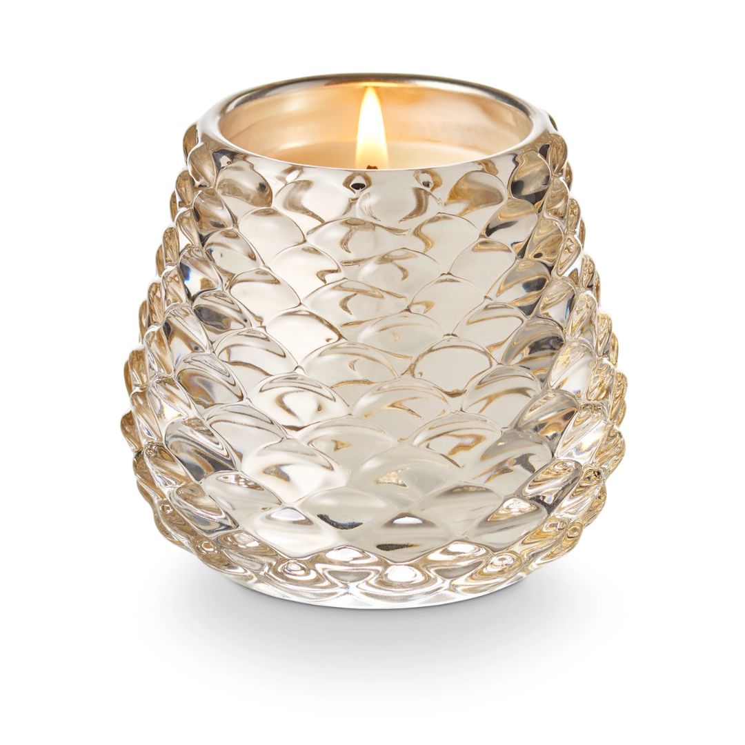Winter White Pinecone Votive Candle Candles & Home Fragrance