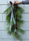 Wispy Mixed Pine and Twig Drop Greenery