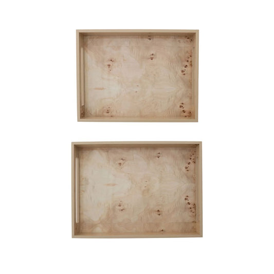 Wood Veneer Trays Kitchen