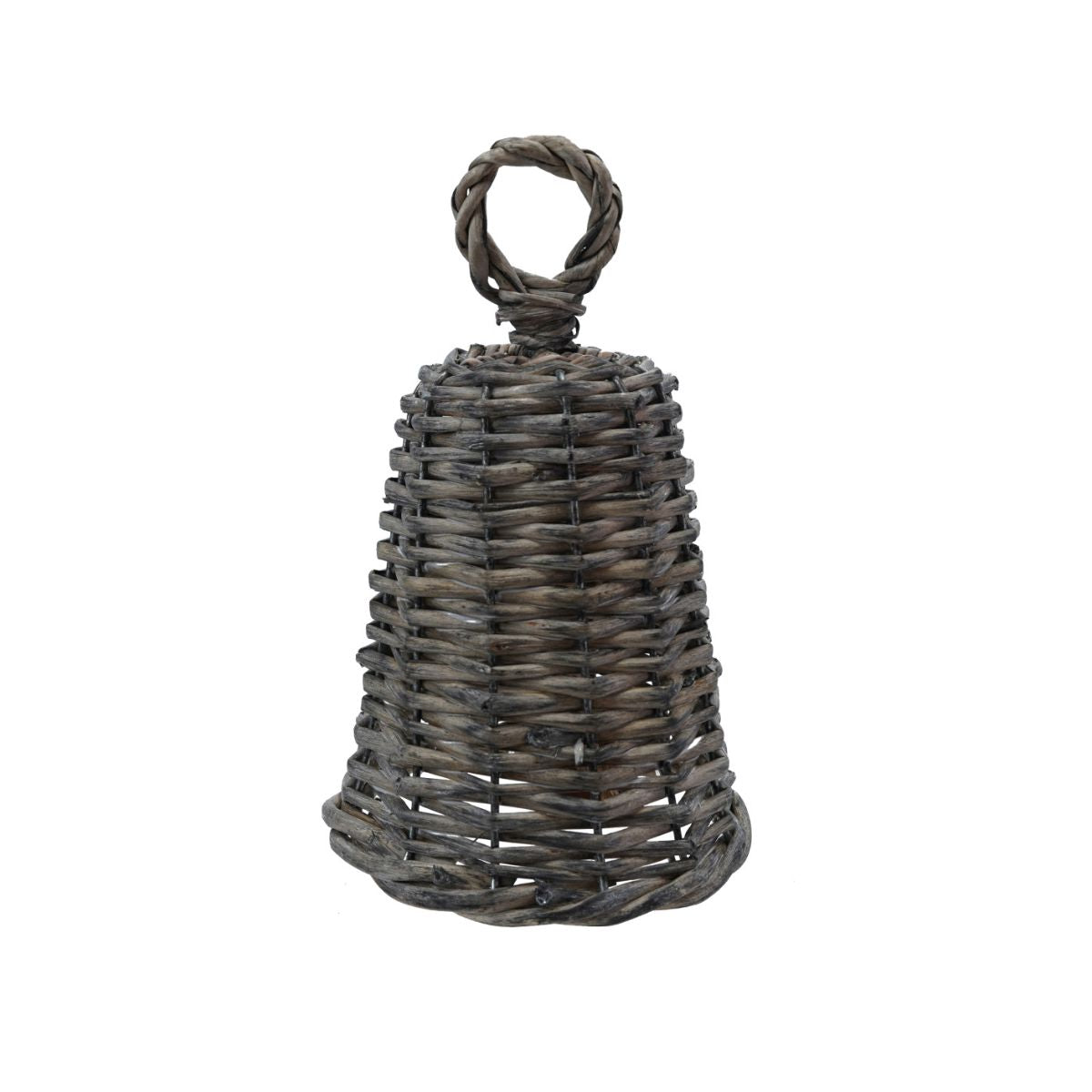 Woven Reed & Metal Bell Objects & Accents
