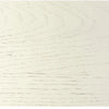 Abigail Bed Frame - King white washed wood. Close-up detail view.