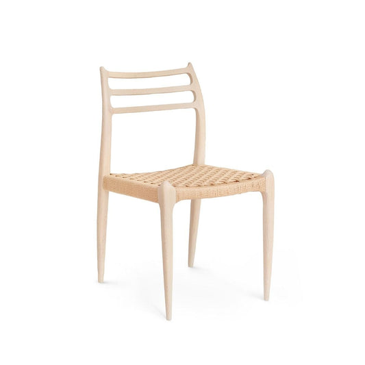 Adele Side Chair Bleached Cerused Oak
