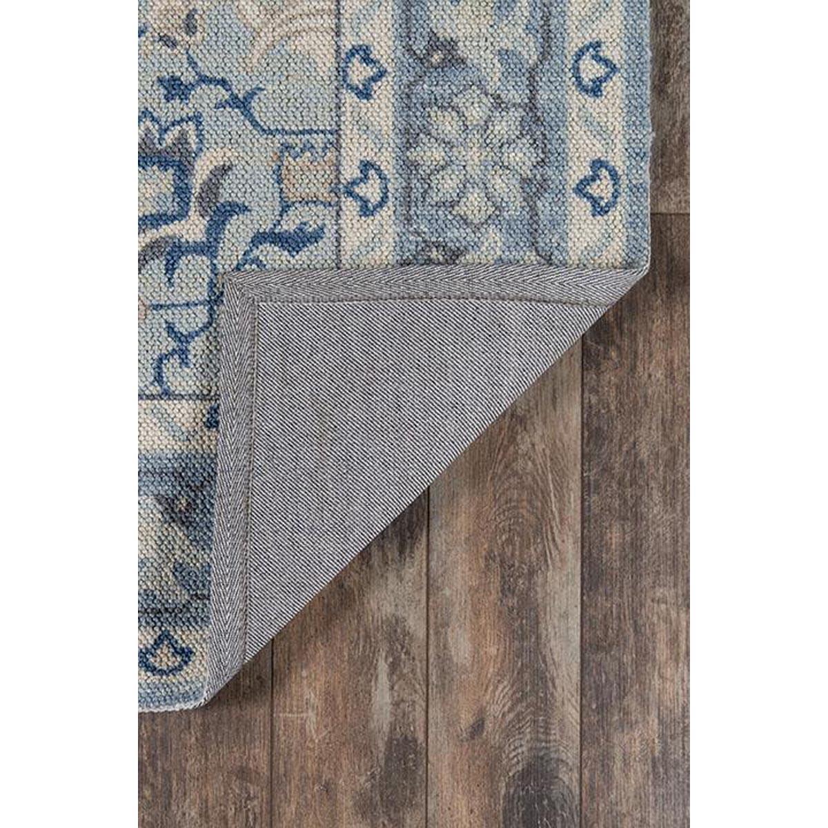 Amherst Rug corner detail. Detail view.