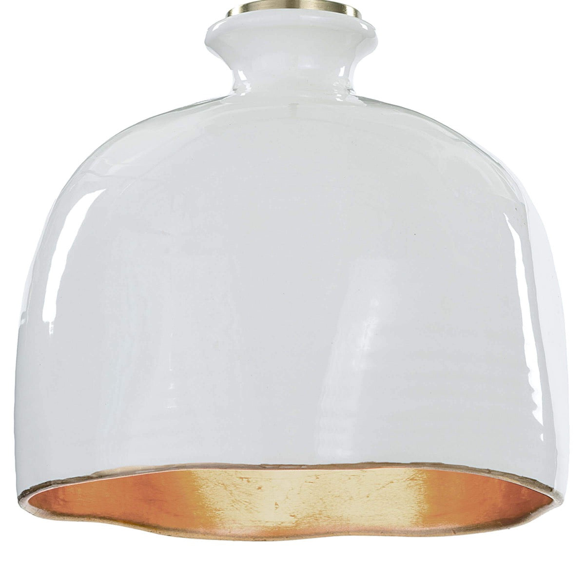 Arden Ceramic Pendant shade. Detail view.