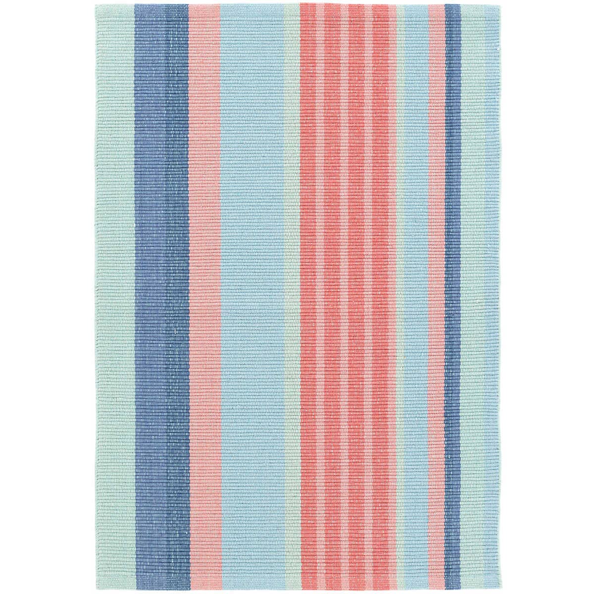Aruba Stripe Woven Cotton Rug Rugs