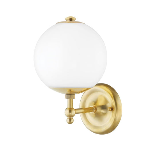 Audrey Sconce Wall Sconce. Left angle view.