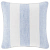 Awning Stripe French Blue Indoor/Outdoor Pillow with Insert Pillows