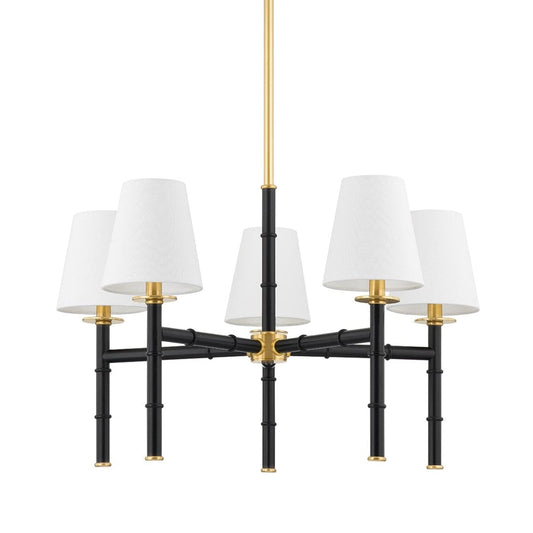 Banyan Chandelier Chandeliers Aged Brass/Soft Black