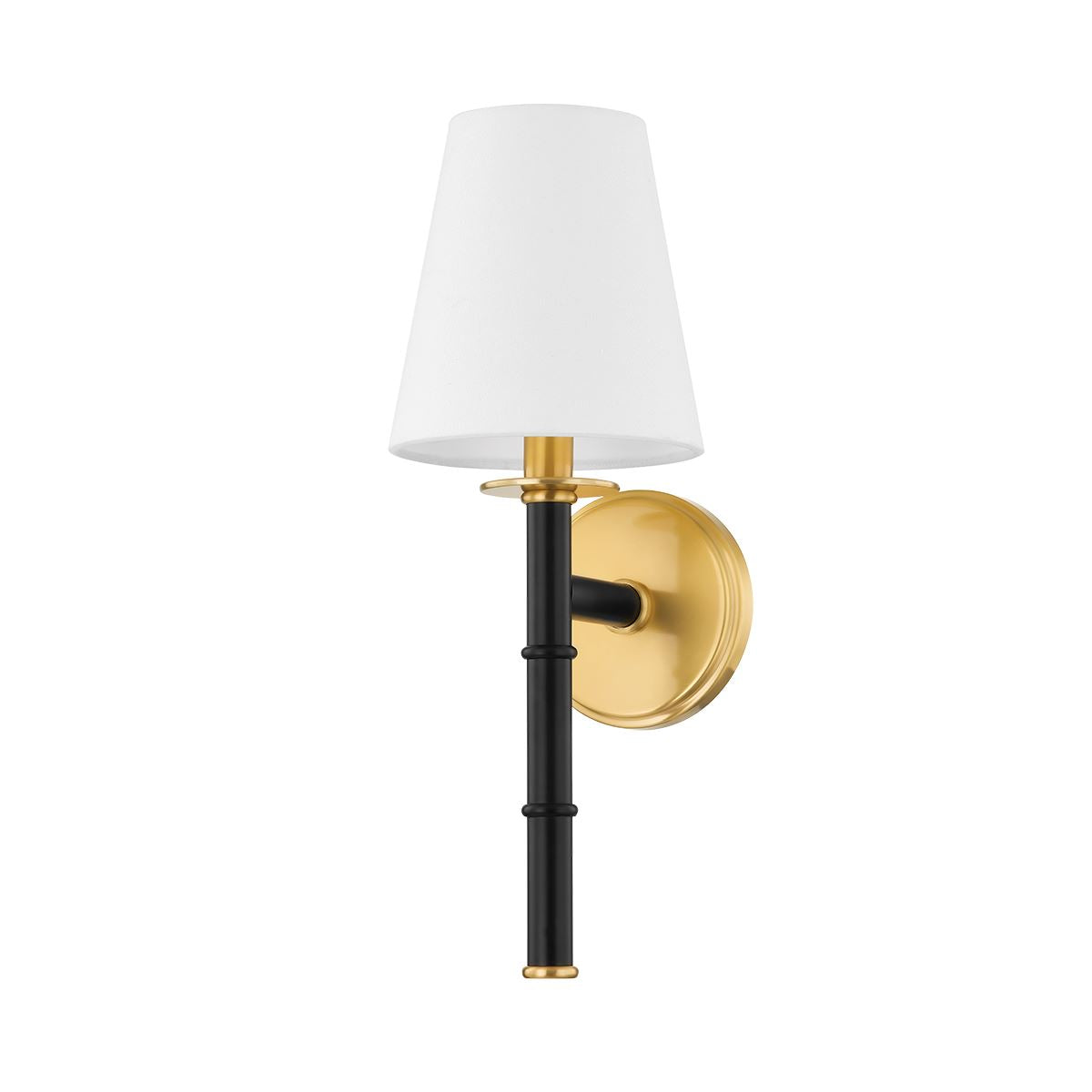 Banyan Wall Sconce Wall Sconces Aged Brass/Soft Black