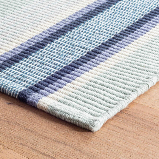 Barbados Stripe Woven Cotton Rug Rugs