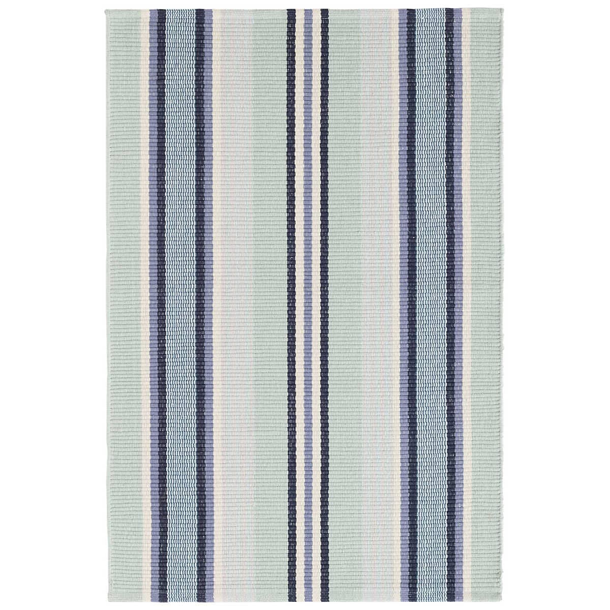 Barbados Stripe Woven Cotton Rug Rugs