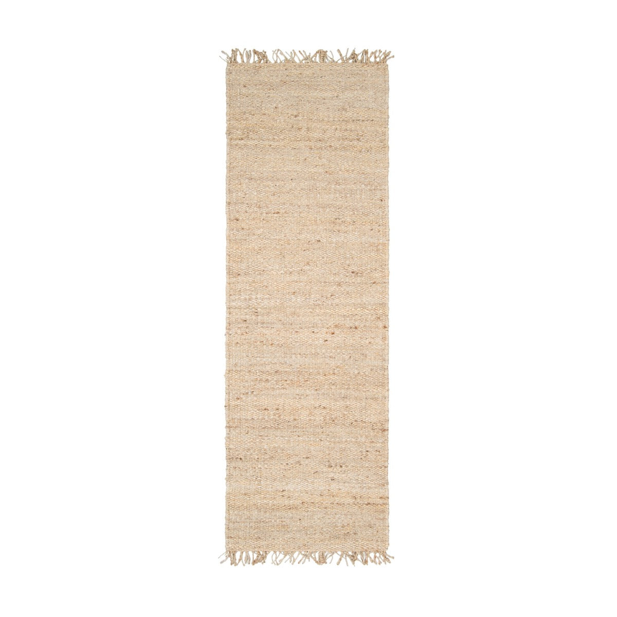 Beaches Jute Rug runner. Top view.